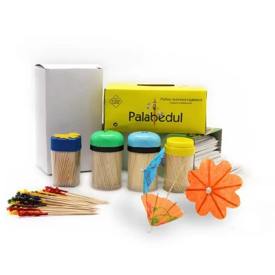 Food-Contacting Grade Hygienic High Quality Biodegradable Disposable 100% Natural Bamboo Toothpick Wooden Toothpick