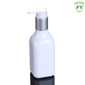 Fuyun Customized high-capacity 200ml Eco-friendly Square Plastic Empty Luxury Cosmetic Bottle for Shampoo,cosmetic bottle