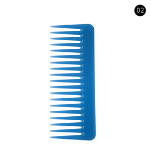 Hairdressing comb high quality ABS plastic heat-resistant large wide hair brush detangling wide tooth comb