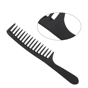 Hairdressing Comb Plastic Large Manufacturing Customized Comfortable Plastic Wide Tooth Plastic Hair Comb With Logo