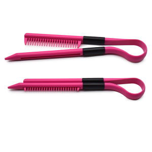 Hairdressing styling new V-type clip hair comb hairdressing comb beauty tools plastic straightening wholesale comb