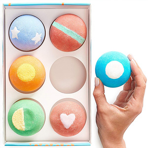 Handmade and organic bath bomb ball Bubble bath for gift set