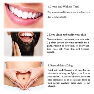 Hot Sell Tooth Cleaning Activated Charcoal Organic Coconut Shell Charcoal Bleaching Teeth Whitening Powder