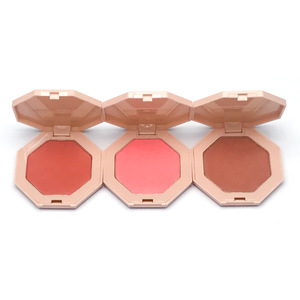 Hot Selling OEM Cosmetics Powder 6 Colors New Design Soft Nude Red Single Cheek Makeup Blusher