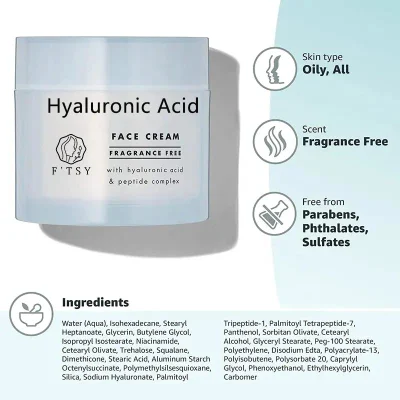 Hyaluronic Acid Whitening Lightening Natural Facial Cream