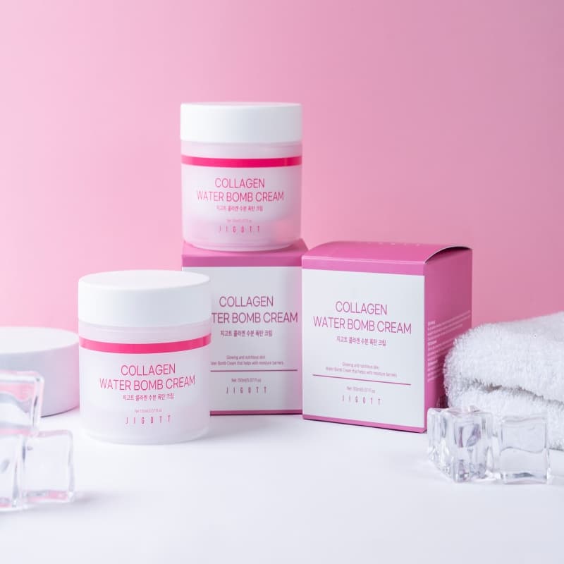 Korea Skin Care Face Care Jigott Water Bomb Cream Lines ,