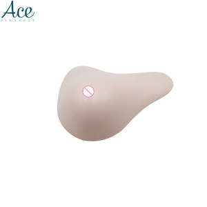 Lighter silicone breast forms for men