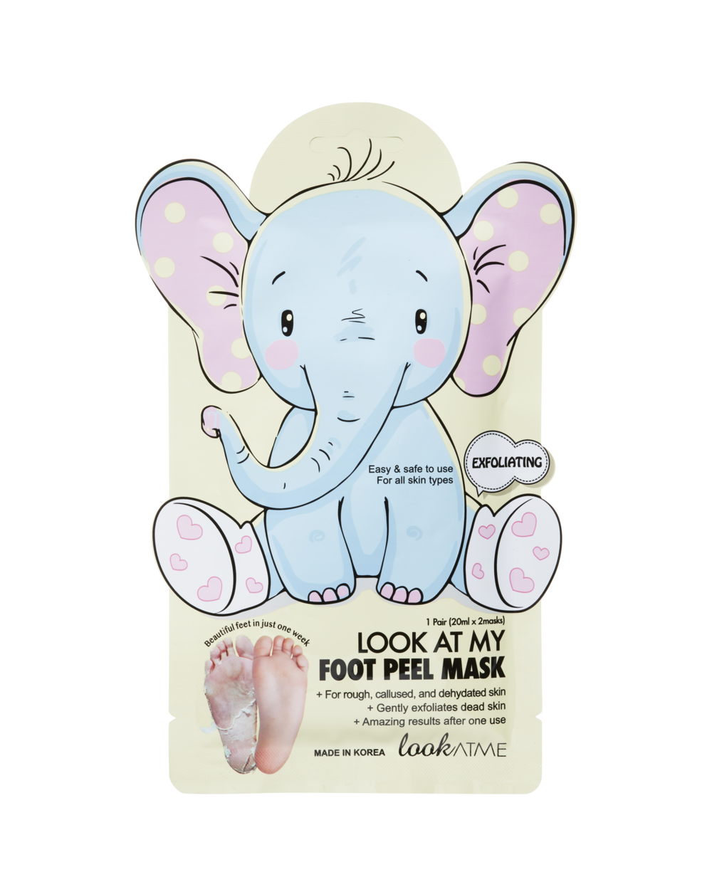 lookATME LOOK AT MY FOOT PEEL MASK ELEPHANT