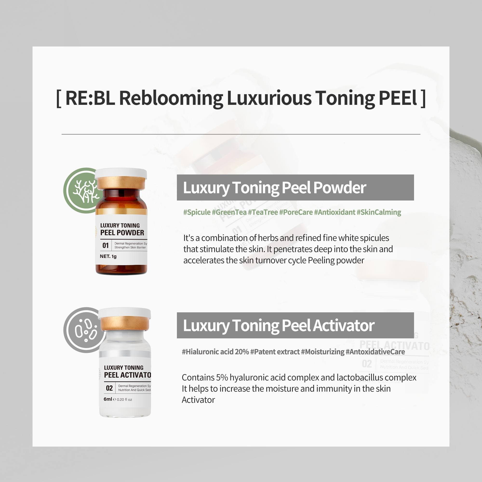 LUXURY TONING PEEL SET