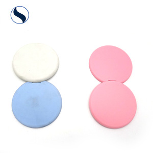 Magnification Foldable Travel Double Side Small Beauty Make Up Plastic Cosmetic Pocket Compact Makeup Mirror
