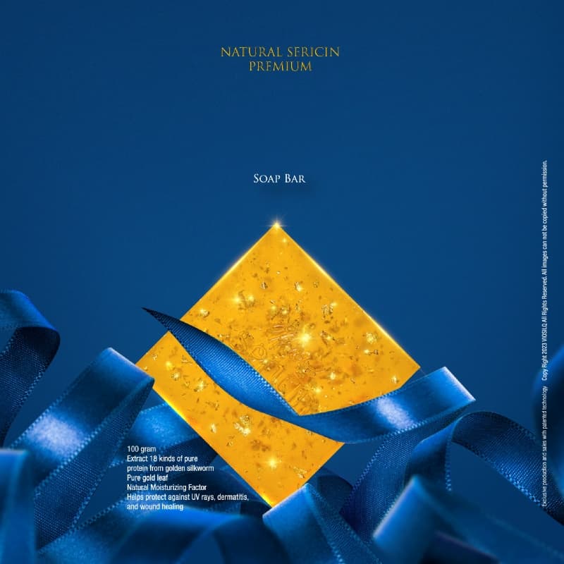 Natural Golden Silk Sericin Liquid Soap