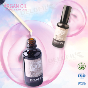 nature cosmetic argan oil thai pure coconut oil keratin and argan oil nourish sleek hair serum