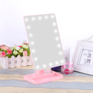 New gadgets 22led Led light make up mirror/Led table mirror with touch control switch