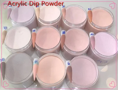 Nude Nail Fast Drying Acrylic Dipping Powder Colors Match Gel and Lacquer