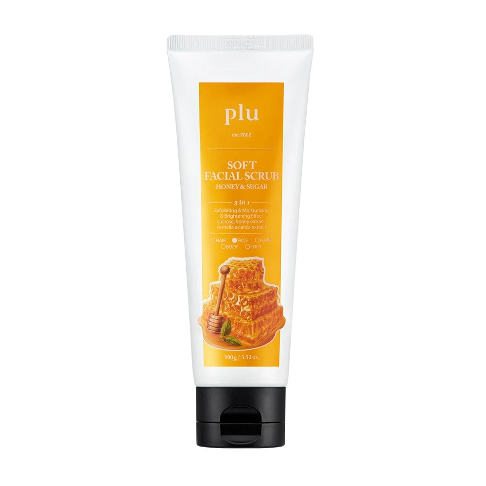 (PLU) Soft Facial Scrub Honey &amp; Sugar 100g