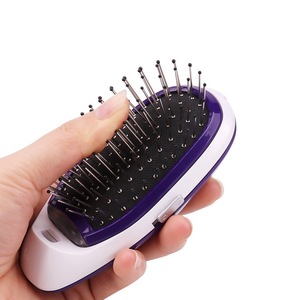 Portable Electric Negative Ions Hair Comb Brush,Straight Hair Massage Anti-static beauty Negative Ion Mini Portable Brush Comb