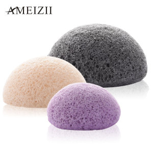 Private Label Konjac Sponge Makeup Sponge Cosmeticos al Por Mayor Esponja Rosto Schwamm Make up Sponge Makeup Powder Puff