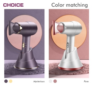 Professional Portable Household Ionic Blow Dryer Hotel Use Rechargeable Wireless Cordless Hair Dryer