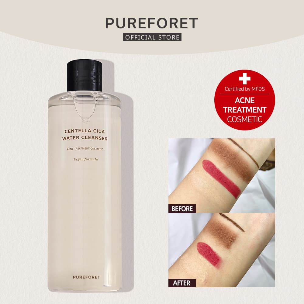Pureforet Centella Cica Water Cleanser 500ml