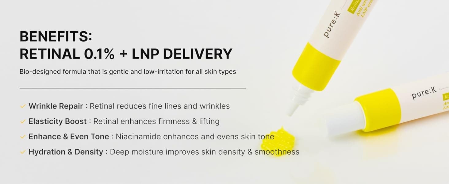 Retinal 0.1% Anti-Wrinkle LNP Cream