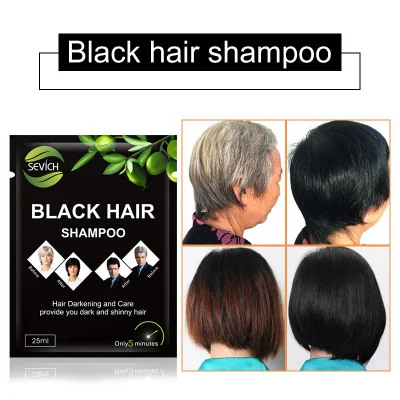 Sevich Anti Grey Color Dark Brown Hair Dye Hair Black Shampoo