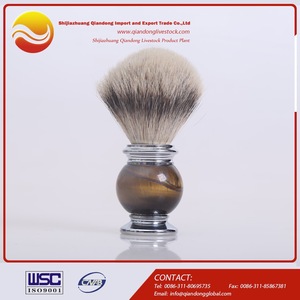 silverstip badger hair white tip mens shaving brush