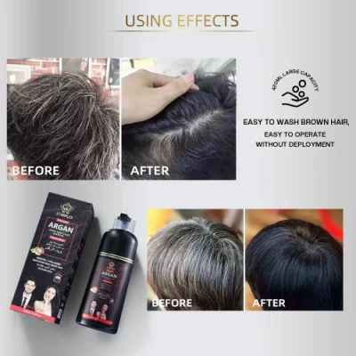 Starplex Basic Customization Hair Product Private Label Wholesale Herbal Natural Black Argan Speedy Hair Color Shampoo
