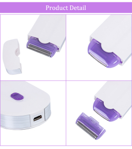 USB Rechargeable Women Epilator Portable Hair Removal Tool Rotary Shaver Body Face Leg Bikini Lip Depilator