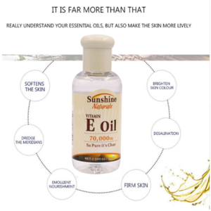 Useful Natural Vitamin E Oil Face Body Skin Care Whitening Anti-Cracking Anti-Wrinkle Essence 75ml Face Serum