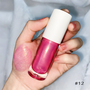 Various shades popular lip gloss private label high pigment lid beauty cosmetics nude lip gloss