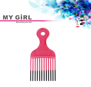 Wholesale Half Moon Shape black mens Plastic Magic Hair Comb