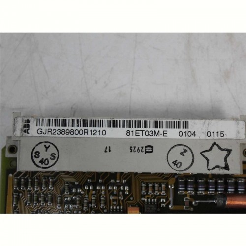 ABB GJR2389800R1210 81ET03M-E Board