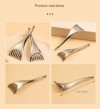 11.16CM Silver Metal Zinc Alloy Multifunctional Eight-Claw Decompression Head Meridian Health Care Massage Comb