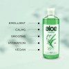 100% Natural Aloe Vera Gel 250 ml. Soothes, refreshes, minimizes inflammation, regenerates damaged cells, antioxidant, hydrates and protects damaged skin. Aloe Vera Facial and Body Gel