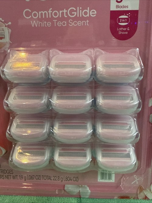 NEW Gillette Venus Comfortglide White Tea 1 Razor Blades 12 Refill Cartridges