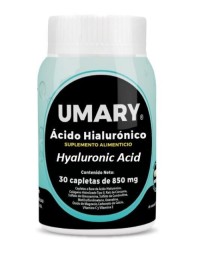 Umary Acido Hialuronico Hyaluronic Acid 30 caps 850 mg Collagen Turmeric