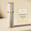 Travel Portable 5ML Mini Creative Design High-end Leather Zinc Alloy Bottom-Filling Spray Perfume Bottle