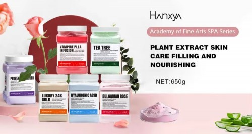 Collagen Mask Powder Jelly Mask 100% Natural Organic Rose Petal Whitening Acne Treatment Jelly Soft Mask OEM
