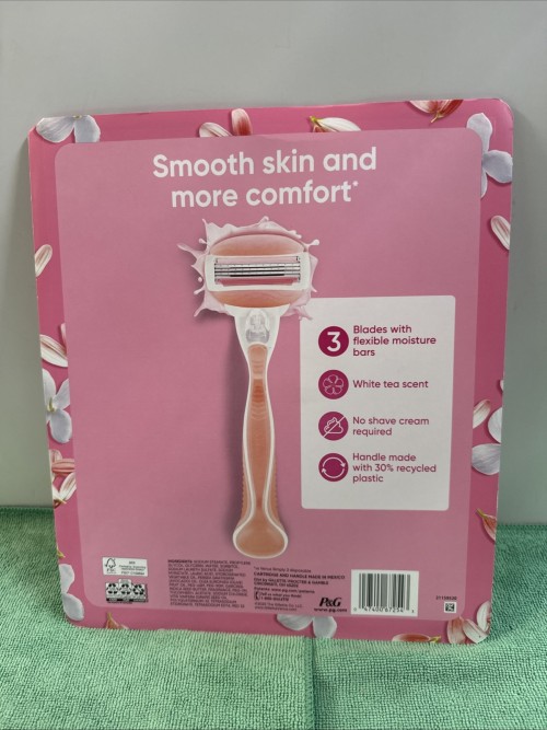 NEW Gillette Venus Comfortglide White Tea 1 Razor Blades 12 Refill Cartridges