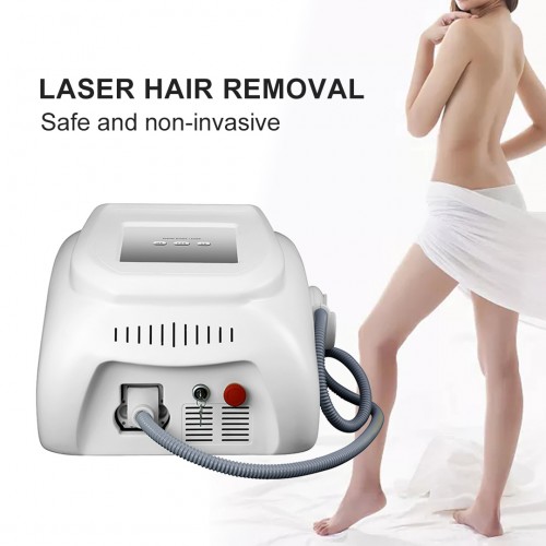 Portable Painless Permanent Professional Beauty Machine Treatment Device Black Skin Diode Laser Hair Removal