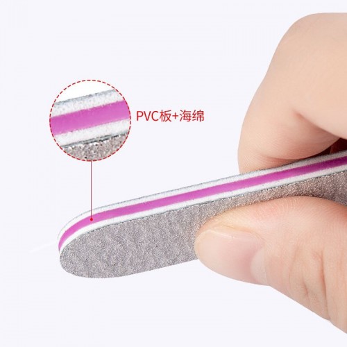 100/180 Nail File Art Tool Professional Slim Emery Gray Nail Buffer Kit Sanding Sandpaper Nail Files Manicure Pedicure