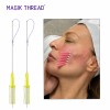 Best quality COG 4D L Blunt 19G 100mm CE certificate facial para rostro cone v-line 4d cog hilos tensores con canula