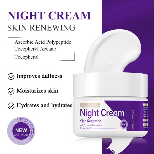 Nicotinamide Night Cream - Peptide Moisturizing Cream - Nighttime Sleep Repairing Cream