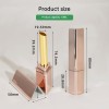 New Modern Fashion Pocket Unique Design Diamond Triangle Aluminum Lipstick Tube