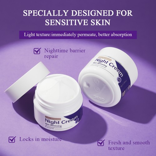 Nicotinamide Night Cream - Peptide Moisturizing Cream - Nighttime Sleep Repairing Cream