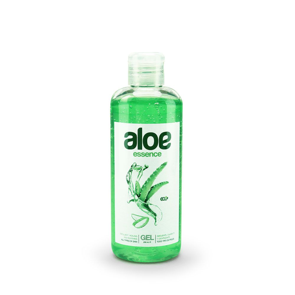 100% Natural Aloe Vera Gel 250 ml. Soothes, refreshes, minimizes inflammation, regenerates damaged cells, antioxidant, hydrates and protects damaged skin. Aloe Vera Facial and Body Gel