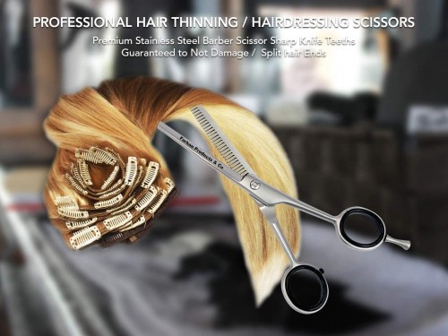 New style 2021 barber scissors with soft handle fashionable hot sale hairdressing cutting thinning scissors set