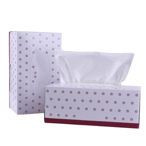 100% Bamboo Pulp Box Tissue Facial Tissue Flat Box Tissue Paper