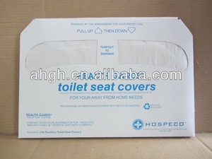 1/2 fold dissolving tissue disposable toilet seat cover paper
