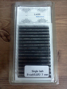 12 row Single Eyelash(B-curl)